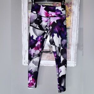 Calia Leggings Women’s Black Pink Compression Cropped Active Small